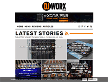 Tablet Screenshot of djworx.com